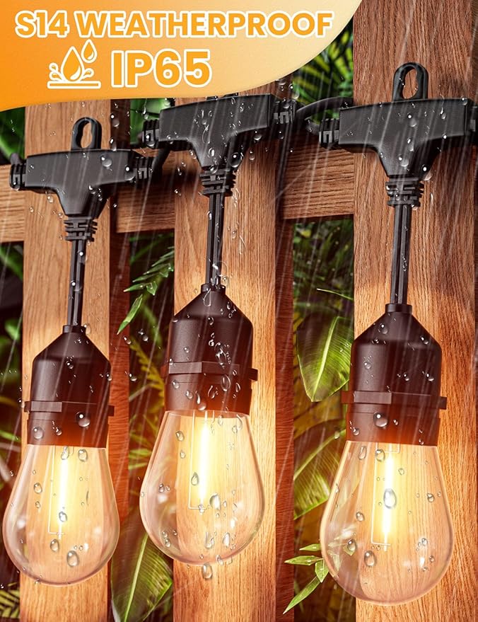 Svater Outdoor Led String Lights 75 FT, Patio Lights - Image 2