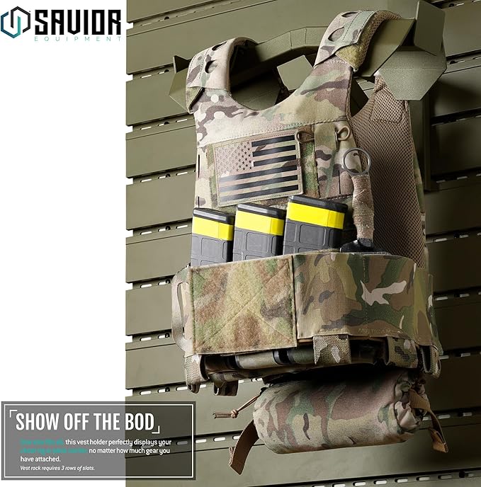 Savior Equipment Wall Rack System H.A.B Attachment Tactical Gear Wall Mount - Image 4