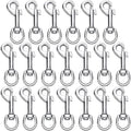 Therwen Heavy Duty 2.76 Inch Flag Hooks Clasp Single Ended Clip Hooks by Therwen