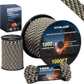 1000lb Paracord Rope, 4mm 12 Triple Strands Paracord, Heavy Duty Tactical by VITALUXE