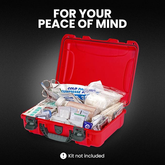 NANUK 910 Waterproof First Aid Box Empty – Durable, Medical First Aid Organizer - Image 3