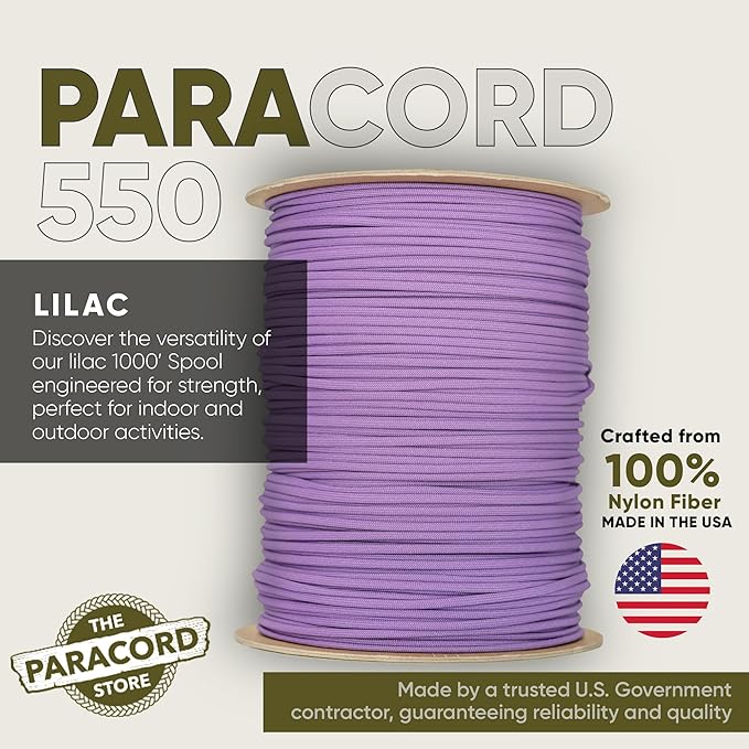 The Paracord Store | Type III 550 Paracord - 1000 FT Spool - Image 2