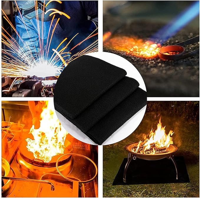 50cm * 50cm Flame Retardant Mat Anti Fire Pad Welding Fireproof Blanket - Image 4