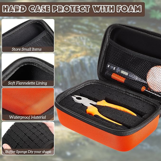 Relaxweex EVA Hard Case with Customizable Foam 12.6 x 8.3 x 3.5 Inch Protective - Image 3