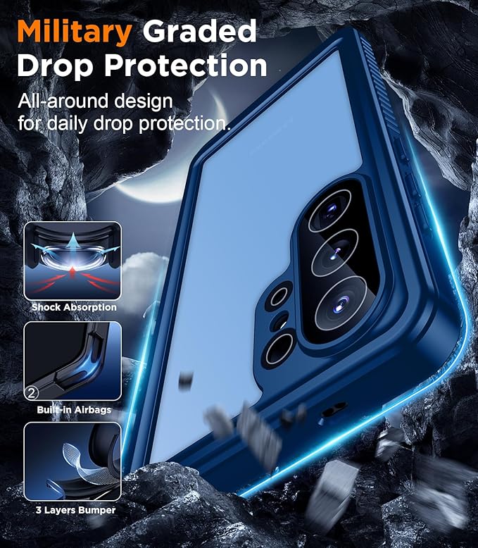 Temdan Designed for Samsung Galaxy S26 Ultra Case Waterproof, Built-in Lens & - Image 3