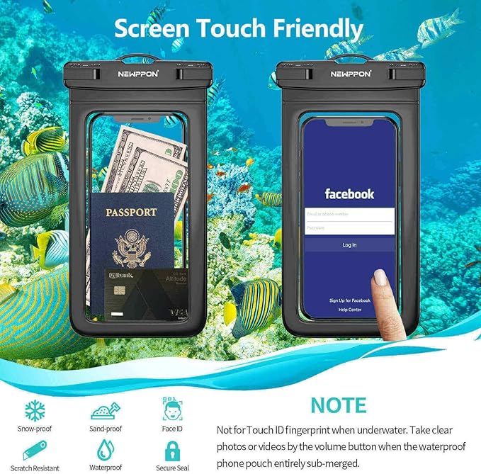 4 Pack 8.5“ Waterproof Cell Phone Pouch - Image 6