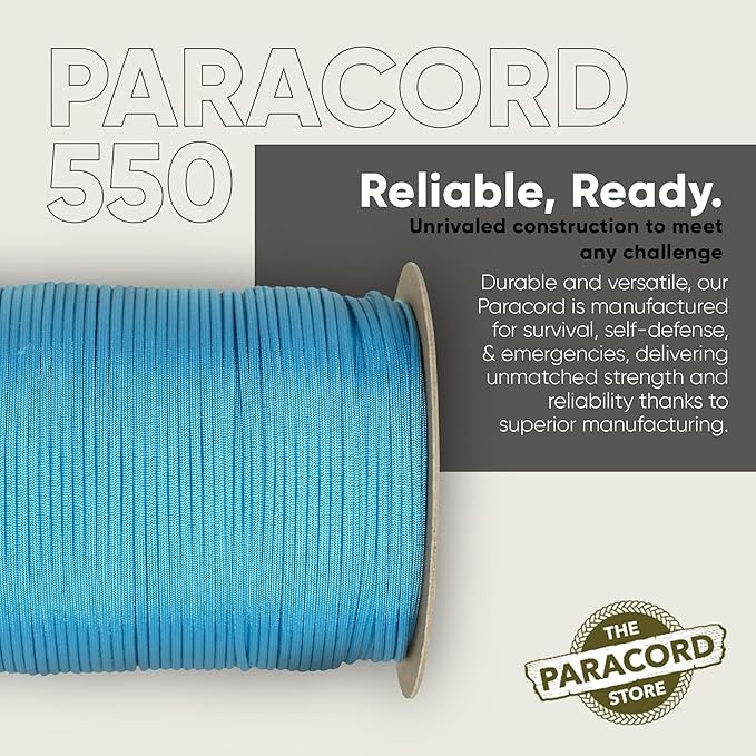 The Paracord Store | Type III 550 Paracord - 1000 FT Spool - Image 3