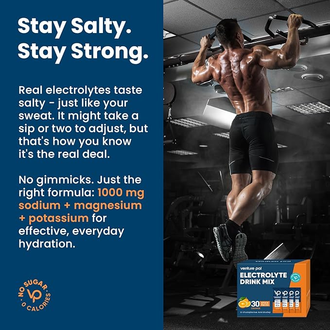 Venture Pal High Sodium Sugar Free Electrolytes Powder Packet - Image 3