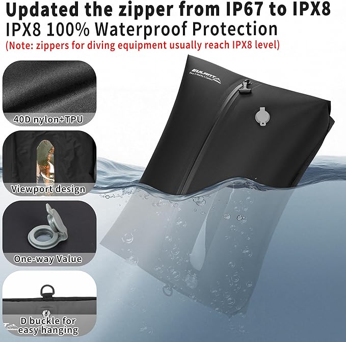 Reusable Vacuum Bags for Travel, Professional Waterproof IPX8 Vacuum - Image 3