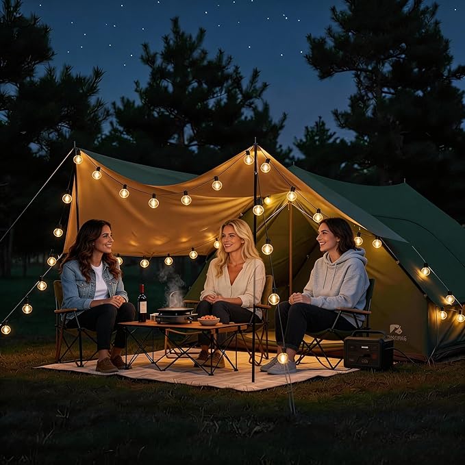 RTTY Outdoor String Lights 60 FT, Patio Lights - Image 8