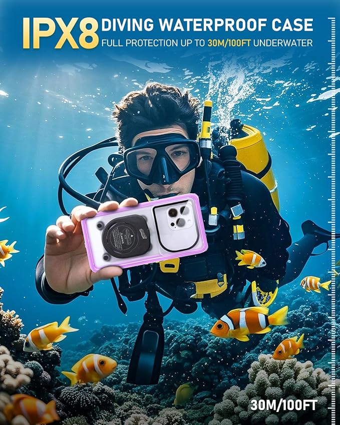 Waterproof Phone Case, IPX8 Waterproof Phone Pouch - Image 2