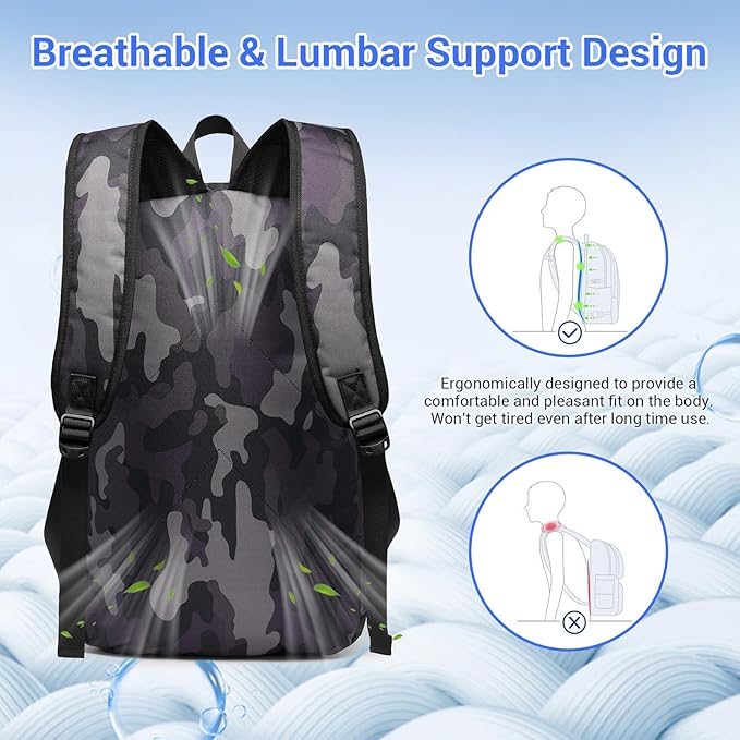 Kono Travel Laptop Backpack - Image 5