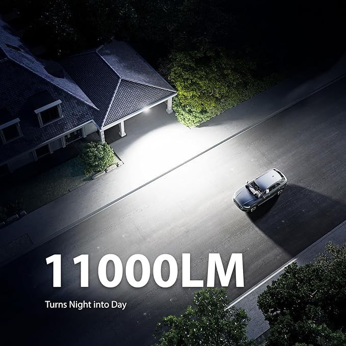 Onforu 100W LED Motion Sensor Outdoor Lights, Dusk to Dawn Flood Light Outdoor - Image 3