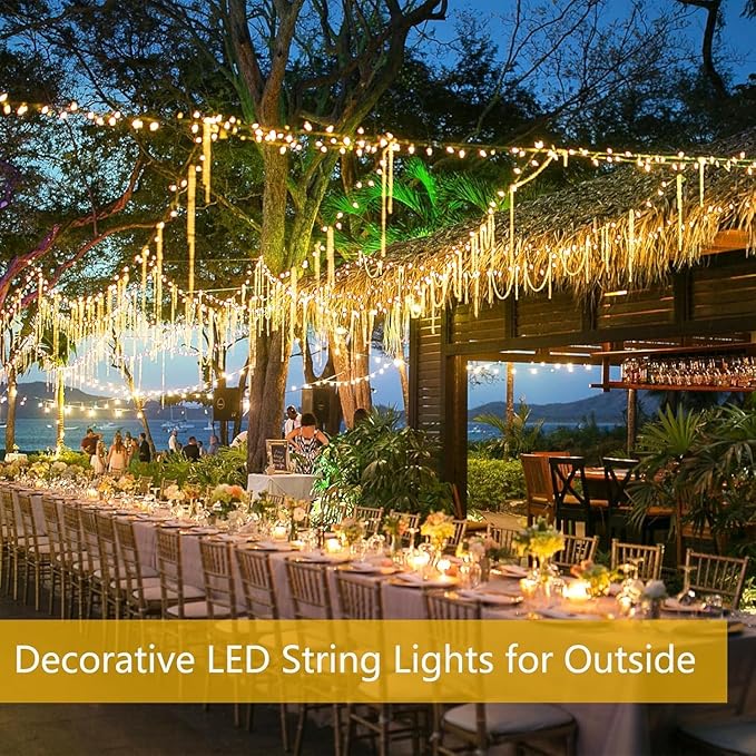 6-Pack Solar String Lights Outdoor, Extra-Long 600LED Solar Fairy Lights - Image 4