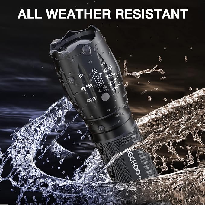RECHOO 2 Pack LED Flashlights High Lumens - Image 6