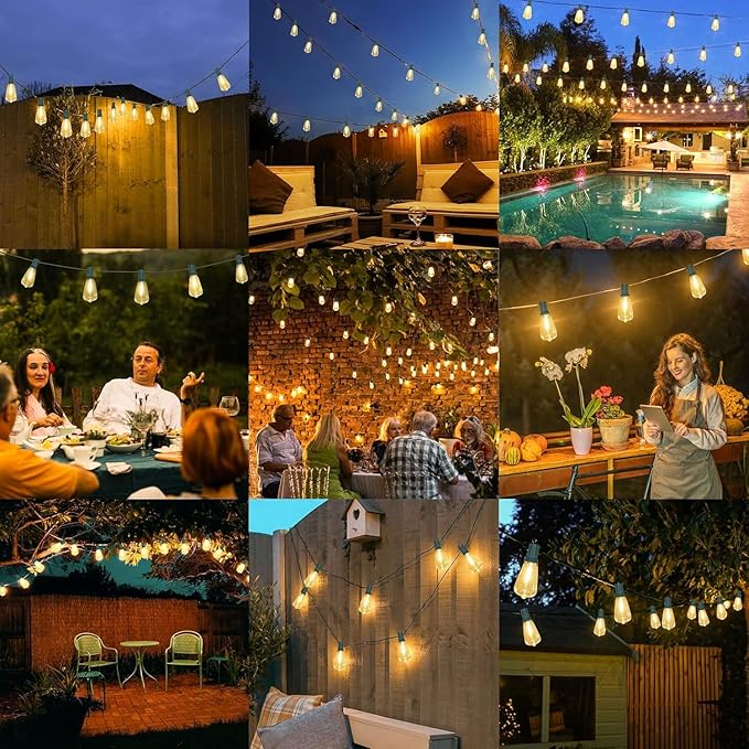Brightever LED Outdoor String Lights 100FT - Image 7