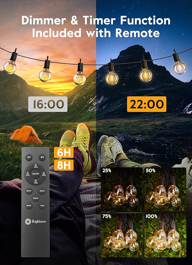 Brightown Outdoor String Lights - Image 2