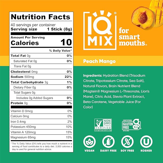 IQMIX Hydration Electrolyte Powder – 4-in-1 Formula - Image 8