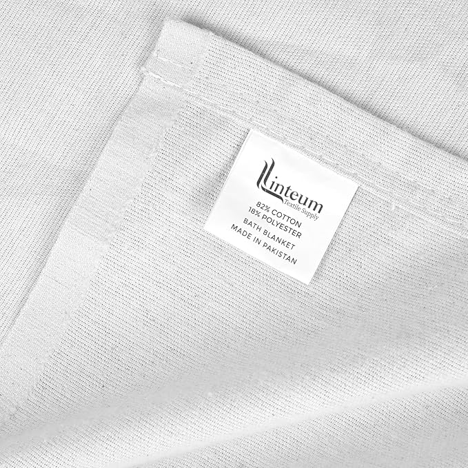Linteum Textile Cotton Blended Hospital Patient Bath Blanket, Bed Bath Sheet - Image 5