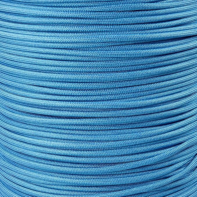 Paracord Planet Solid Color 550lb Paracord – 7 Strand Type III Nylon Cord by ParacordPlanet
