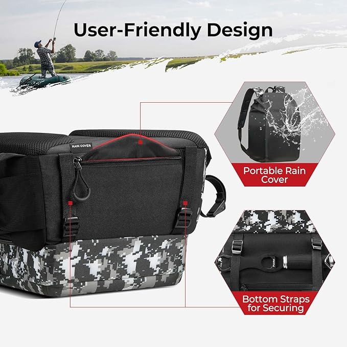 Piscifun Fishing Tackle Backpack - Image 4