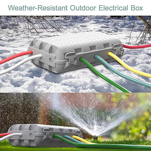 Outdoor Waterproof Electrical Box, Large Extension Cord Cover Plug Protector - Image 5