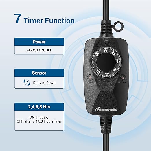 DEWENWILS Light Timer Outdoor Weatherproof - Image 3