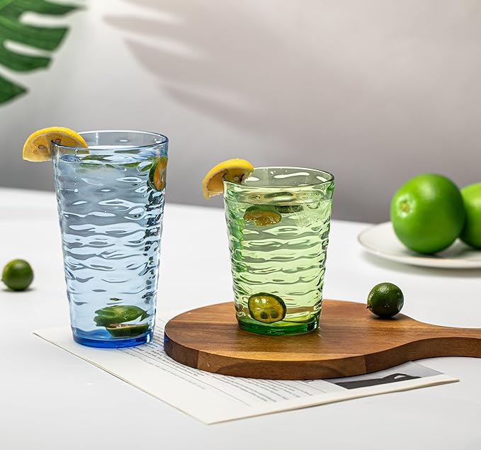 14-ounce Plastic Tumblers, Acrylic Drinking Glasses, Shatter-Proof, - Image 6