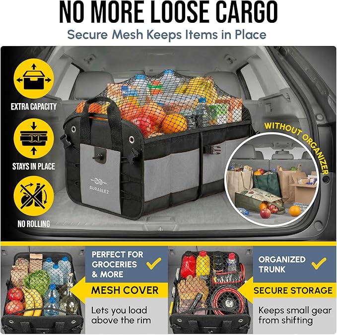 Modular 5-Section Trunk Organizer XL – Car Storage - Image 5