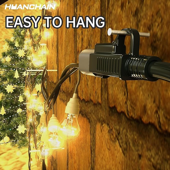 HUANCHAIN Black Outdoor Extension Cord 25 FT Waterproof, Flexible 16/3 Gauge - Image 4