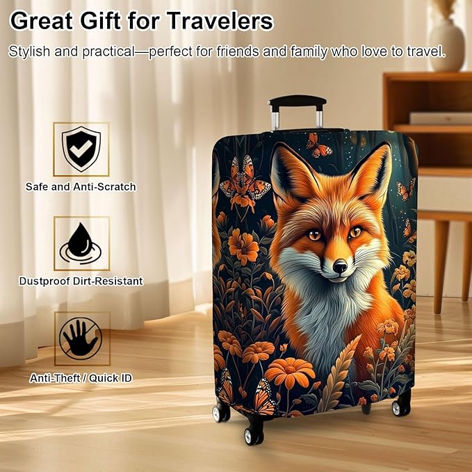 Luggage Cover Protector for 30-32 Inch Suitcases, TSA Approved Elastic Travel - Image 7