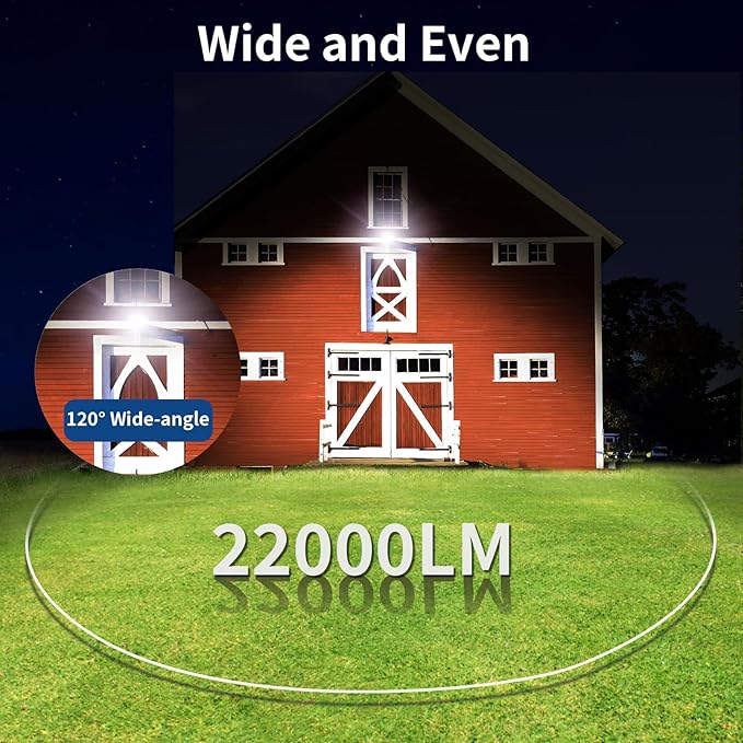 Olafus 170W LED Barn Light, Dusk to Dawn Outdoor Lighting - Image 4