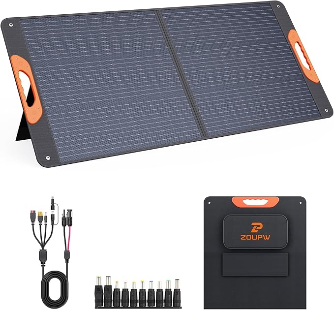 ZOUPW 110 Watt Portable Solar Panel by ZOUPW