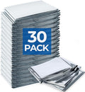 Emergency Blanket for Camping & Survival 30 Packs, Provides Thermal Protection by Kingstar