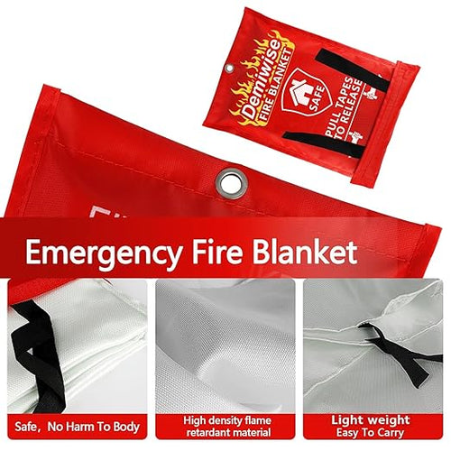 2-Pack Fire Blanket - Image 2