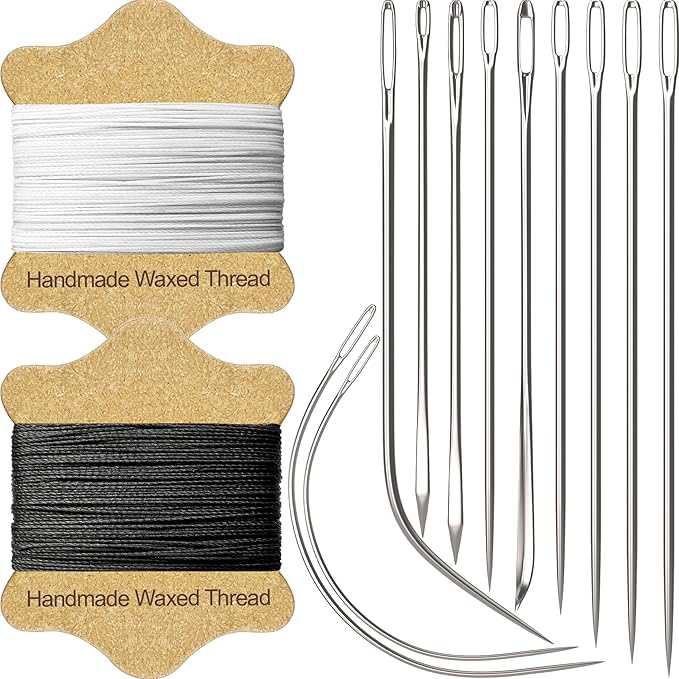 VONEEDL Upholstery Repair Kit: Waxed Sewing Thread & Heavy Duty Needles by VONEEDL