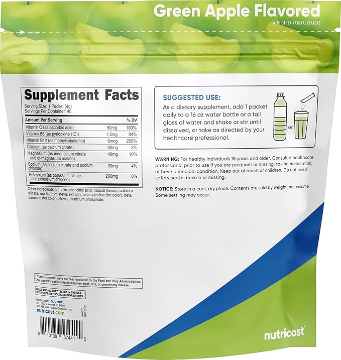 Nutricost Electrolytes Complex, 40 Stickpacks - Image 5