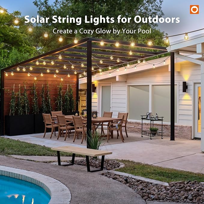 addlon 200FT Solar String Lights Outdoor Waterproof - Image 9