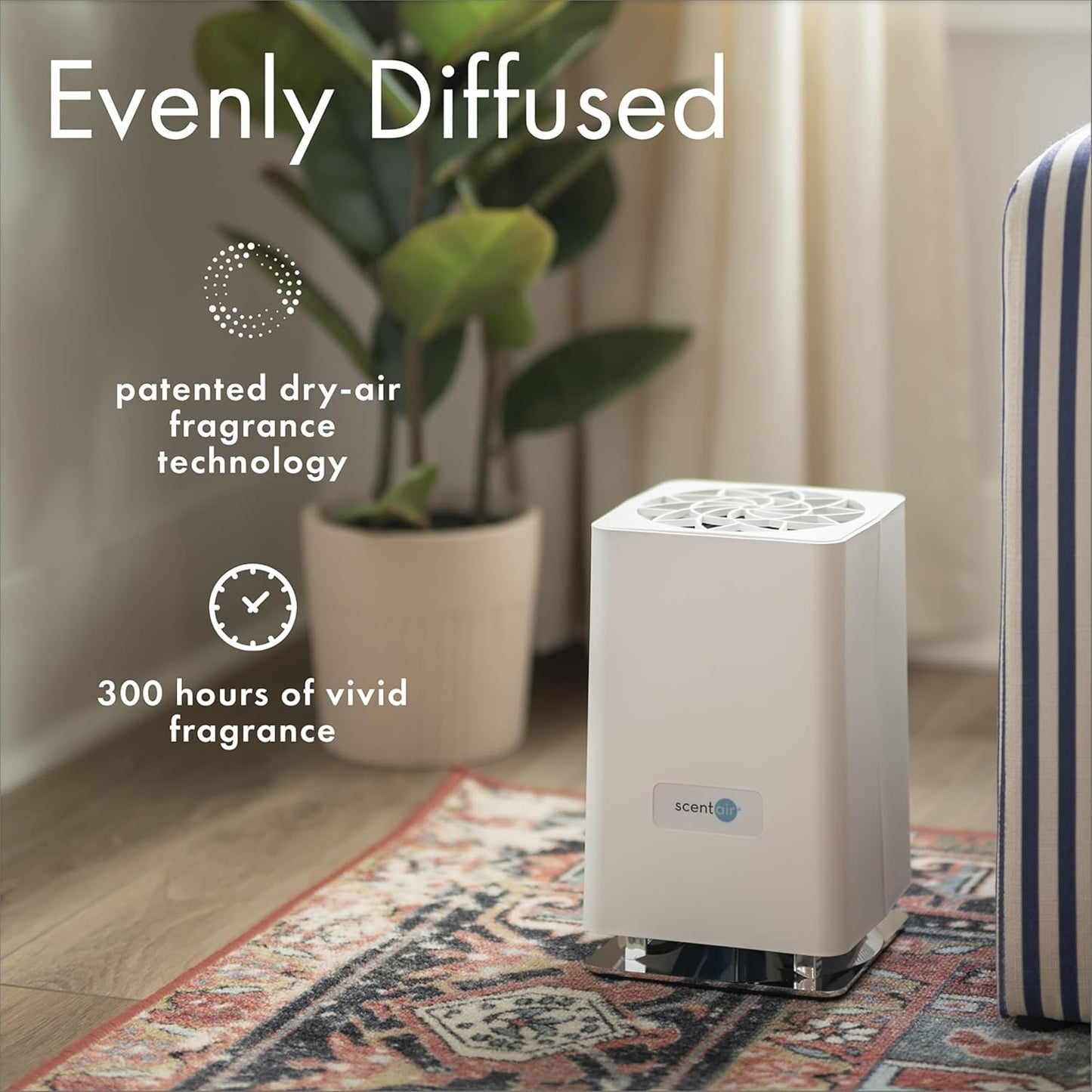 ScentAir Whisper Home Monthly Plug-in Refill, Fragrance Cartridge for Home and Office, Amazon Exclusive, Leather Woods