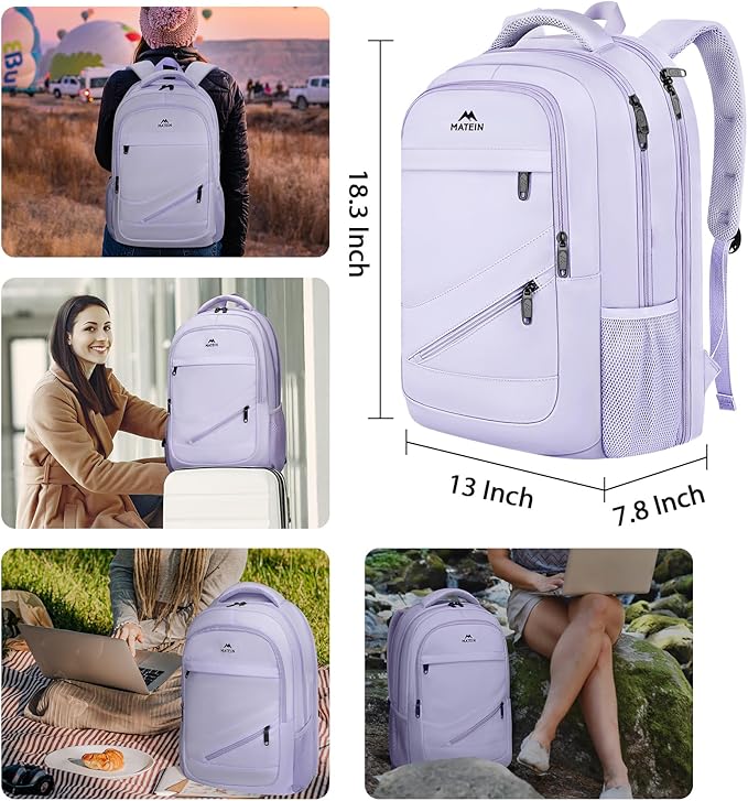 MATEIN Large 17 Inch Laptop Backpack - Image 6