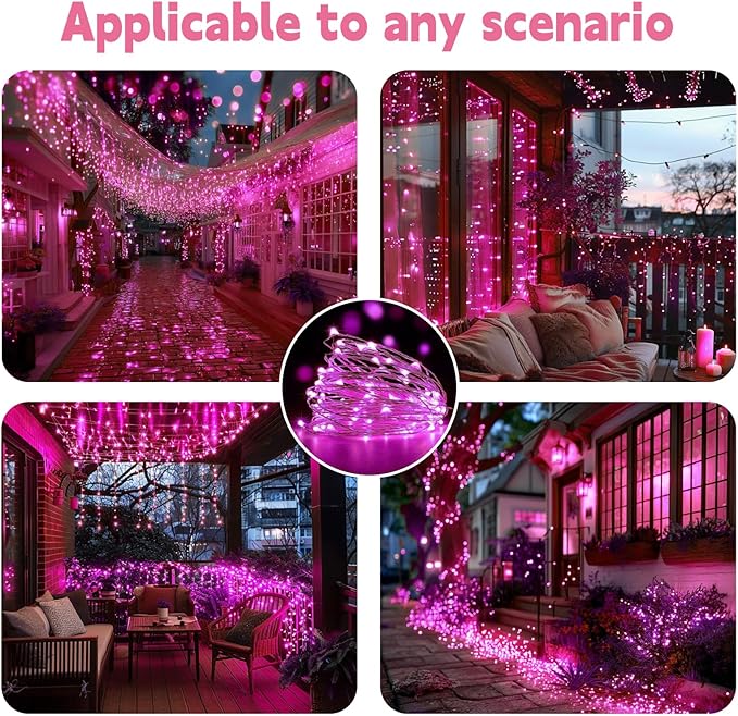 HXWEIYE Rechargeable Fairy Lights - Image 8