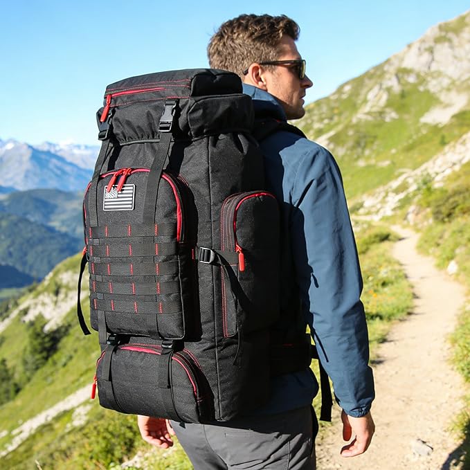 Hiking Backpack for Men 70L/100L Camping Backpack Military Rucksack Molle 3 - Image 8