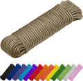 TECEUM Rope – 90 Feet x 1/4 Inch – Coyote Brown – Strong All-Purpose Utility by TECEUM