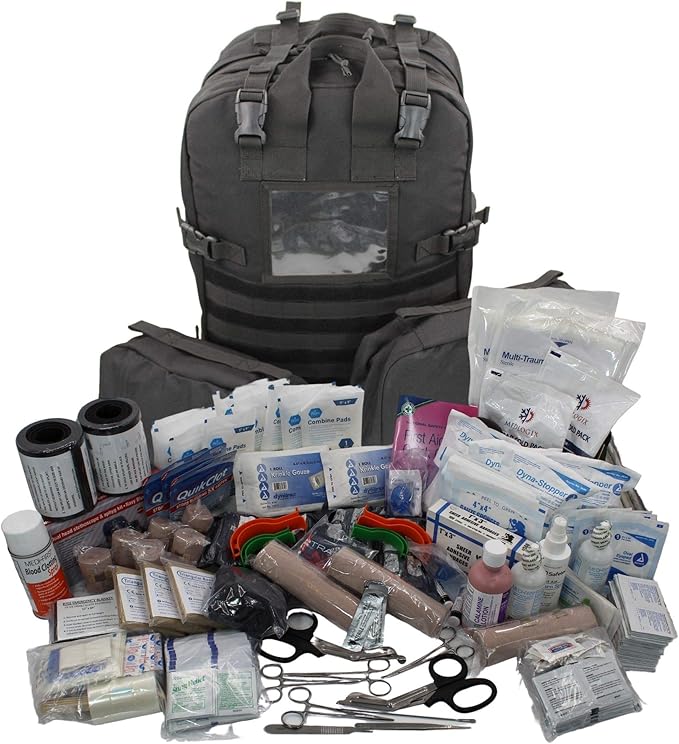 Luminary Stomp Medical Backpack Fully Stocked First Aid Trauma Kit Special by LuminaryGlobal