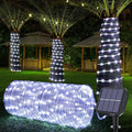Solar Rope Lights, 33ft 100LED Solar String Lights, 8 Modes Waterproof Solar by Jnaurb