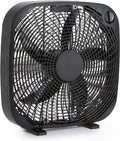 Amazon Basics 3-Speed Box Fan for Bedroom, Portable by AmazonBasics