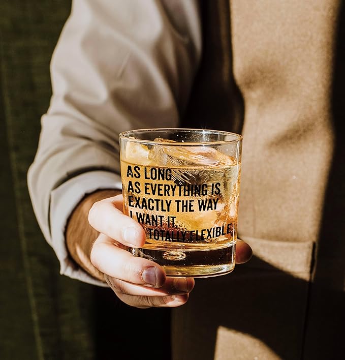 Nogrit Funny Whiskey Glasses 10 oz, Sarcastic Gifts - Image 4