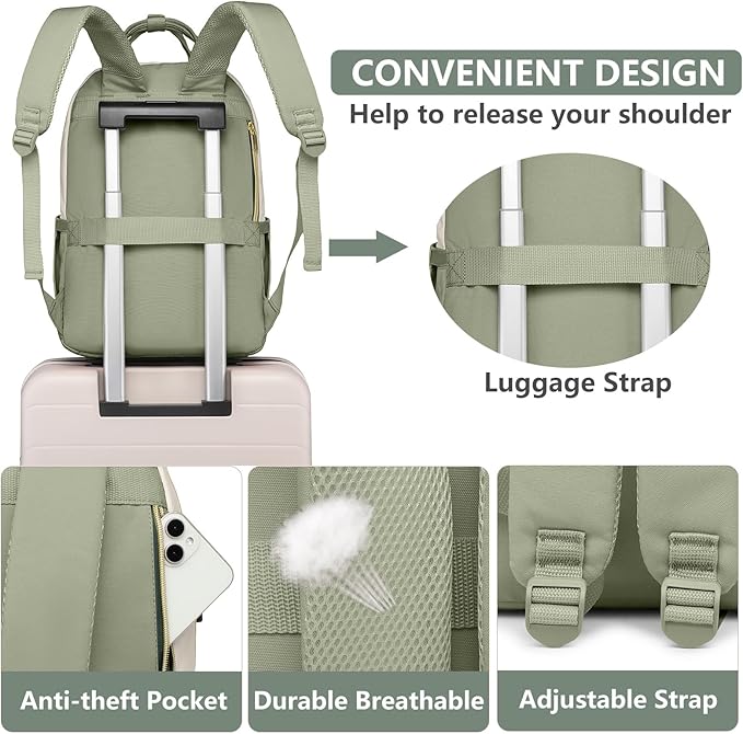 Laptop Backpack for Women Work Bag - Image 5