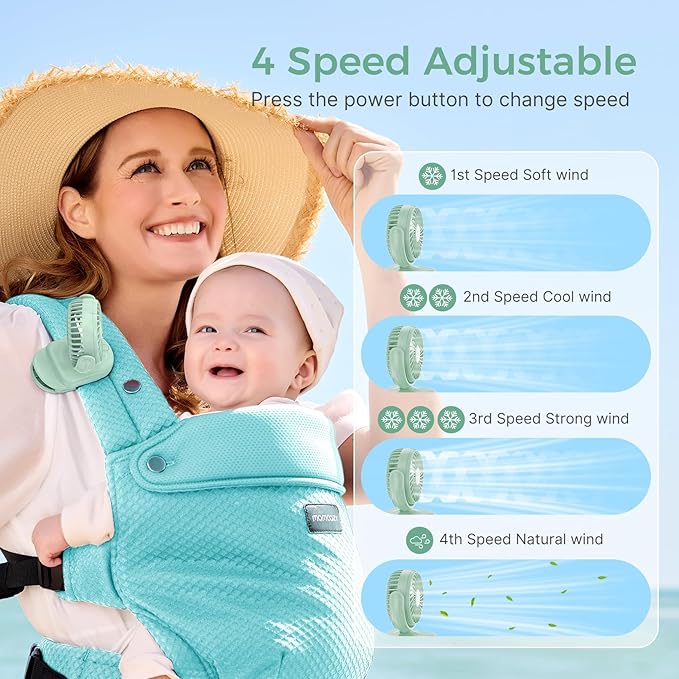 Momcozy Portable Stroller Fan - Image 3