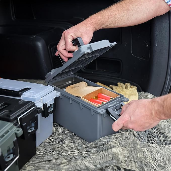 Sheffield 12759 4-Pack Ammo Storage Box, Stackable .30 Cal Field Boxes - Image 9